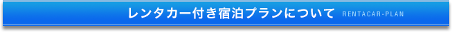 レンタカー付き宿泊プランについて